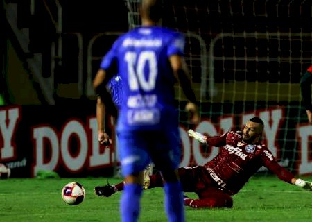 Com um a menos, Palmeiras empata com o S&atilde;o Bento em Volta Redonda