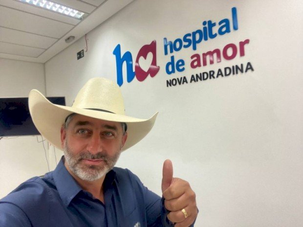 Ivinhema: Prefeito Juliano Ferro visita Hospital de Amor e firma compromisso
