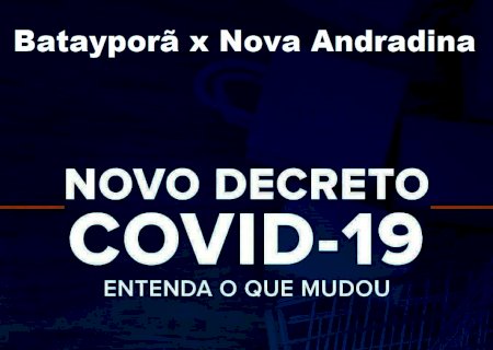 Batayporã e Nova Andradina tem novos decretos Covid publicados