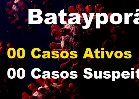 Batayporã: Município segue sem nenhum caso ativo e nem suspeito de coronavírus