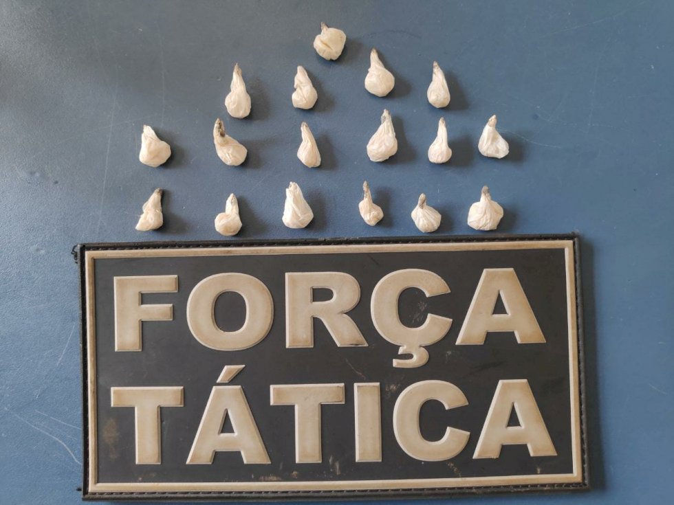 Nova Andradina: Durante patrulhamento, Polícia Militar prende jovem por tráfico de drogas