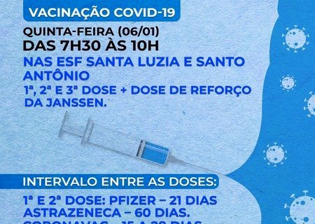 Batayporã terá vacinação contra Covid-19 nesta quinta (06)