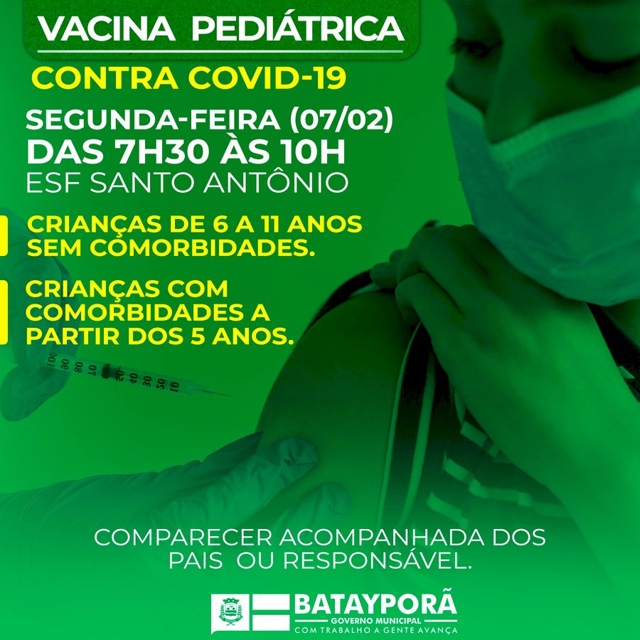 Batayporã: Confira a estratégia de vacinação contra Covid-19 de segunda-feira (07)