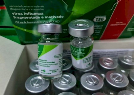Vacinação contra influenza será ampliada a partir deste sábado em Mato Grosso do Sul