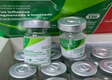 Mato Grosso do Sul tem 490 mil doses de vacina contra Influenza disponíveis
