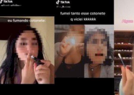 Em mais uma moda perigosa, jovens fumam cotonete e exibem nas redes sociais; saiba os riscos