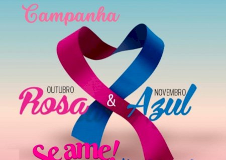 Taquarussu lançou campanhas Outubro Rosa e Novembro Azul