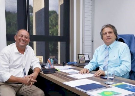 Taquarussu: Em Campo Grande, prefeito Clóvis do Banco busca recursos para o município