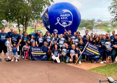 No Parque das Nações Indígenas, ação alerta para a prevenção do câncer de intestino
