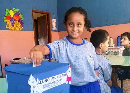 “Aluno Imunizado': campanha em Batayporã incentiva vacinação e promove sorteio de brindes