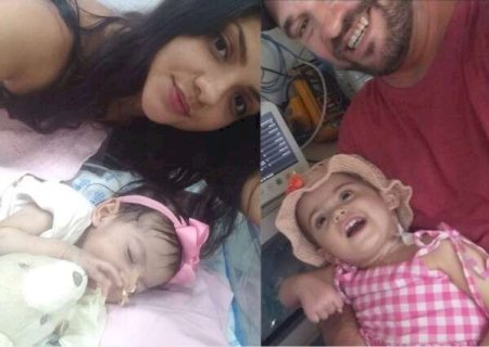 Casal se 'separa' pelas filhas e vive de esperança em hospitais diferentes