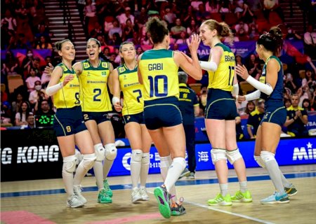 Brasil bate Alemanha e chega à 10ª vitória na Liga das Nações feminina