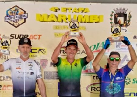 Elizeu Matias e pódio no Circuito Regional de MTB no Paraná