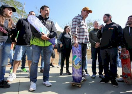 Governo de MS anuncia investimentos para impulsionar a prática do skate no Estado