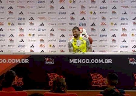 Gabigol, sobre jogar no novo estádio do Flamengo: 'Marcar meu nome fazendo o primeiro gol'