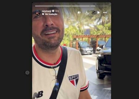 Ídolo do Santos, Neymar provoca amigo vestido com a camisa do São Paulo: 'Sempre deitei nesse time'