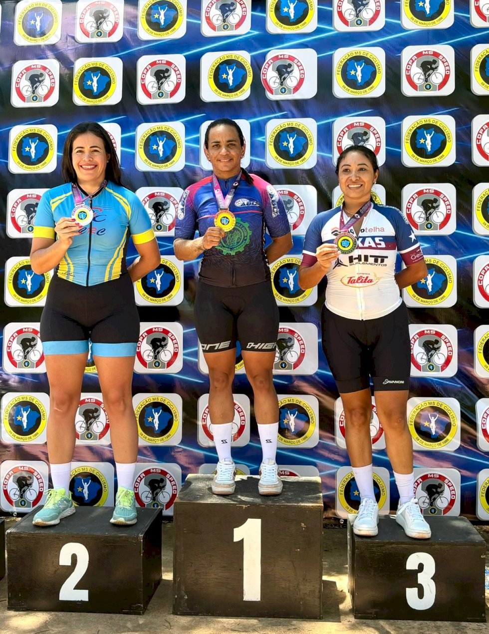 Atleta de Nova Andradina é campeã da Copa MS de ciclismo 2024