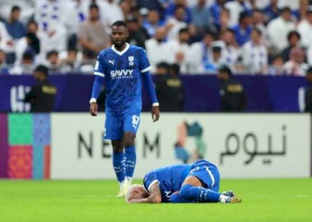 Neymar se lesiona durante jogo do Al-Hilal na Champions League da Ásia