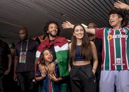 Marcelo visita Xerém e assiste a treino do filho dias após rescisão com o Fluminense