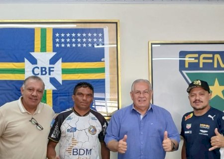 Diretoria da Liga Terrão se reúne com presidente da FFMS