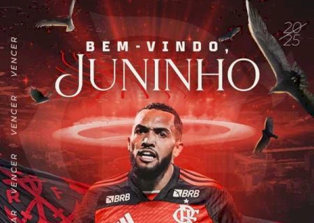 Flamengo anuncia a contratação de Juninho