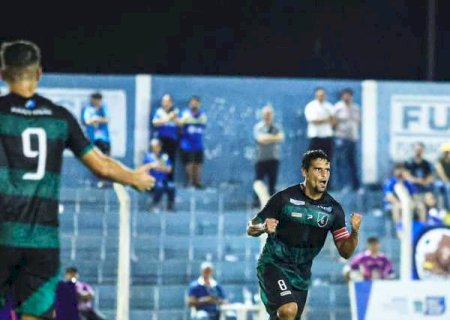 Jean volta a jogar após 10 meses e faz primeiro gol da história de SAF do MS