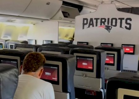 Jogadores dos Patriots detonam avião do time emprestado ao Botafogo