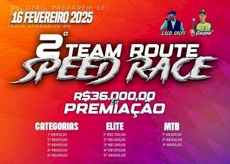 Nova Andradina recebe segunda etapa do Team Route Speed Race