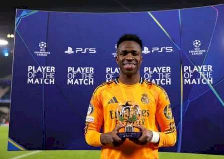 Melhor em campo, Vini Jr. diz que provocação do City o motivou: 'Não tenho medo de torcida'