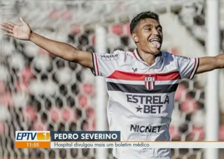 Pedro Severino apresenta reflexos que correspondem a funcionamento do cérebro, diz hospital