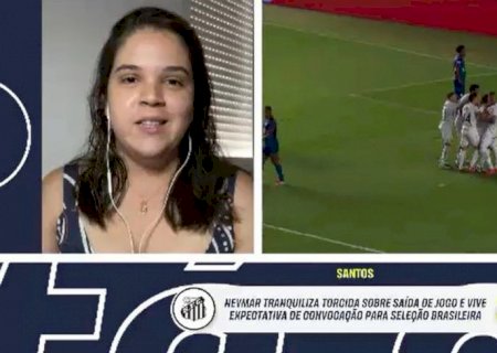 Neymar abre semana de treinos no Santos à espera de convocação para enfrentar Messi