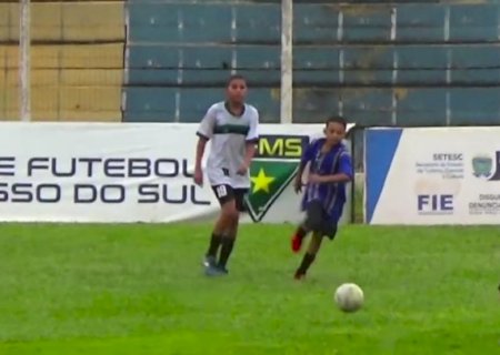 Estadual Sub-13 tem cinco classificados e média de 3,9 gols por partida