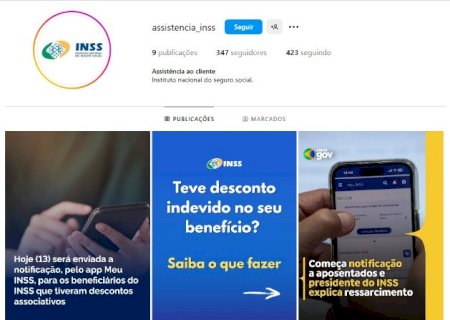 Falso perfil do INSS no Instagram aplica golpes com promessa de reembolso