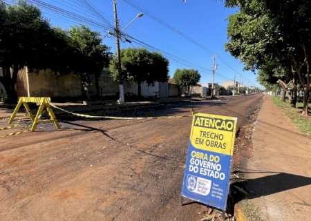 Em Dourados, Governo de MS investe R$ 17 milhões em recapeamento do Jardim Água Boa