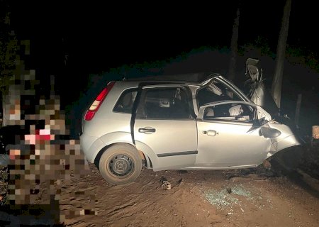 Grave acidente em estrada rural de Taquarussu deixa duas crianças mortas e cinco feridos