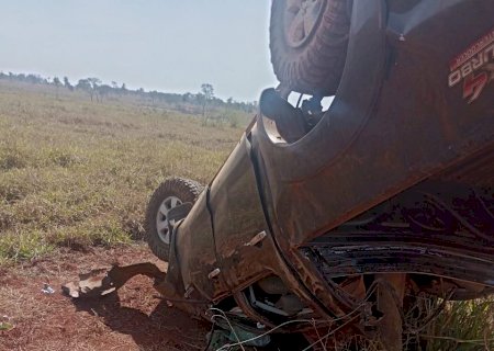 Grave acidente na MS-276 deixa motorista iles