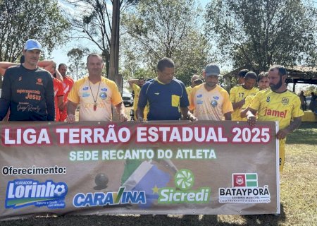 Abertura da 5ª Edição da Liga Terrão Recanto do Atleta agita o esporte local em Batayporã
