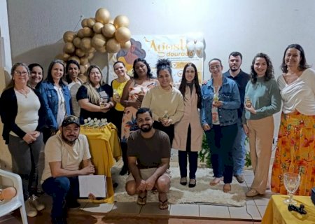 Agosto Dourado: palestra na ESF Santa Luzia, em Batayporã, destaca benefícios do aleitamento materno