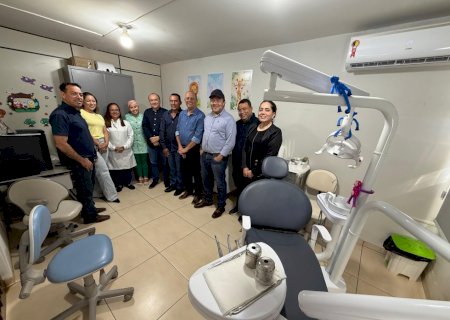 Taquarussu moderniza sala odontológica infantil e garante mais conforto às crianças
