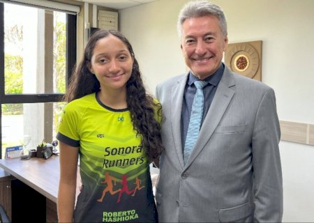 Deputado Hashioka destaca talento de atleta de Sonora, campeã da Corrida do Pantanal
