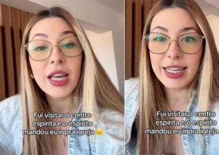 Influenciadora vai a centro e entidade manda voltar à igreja