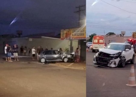 Motorista abandona carro após atropelar mulher e criança em CG