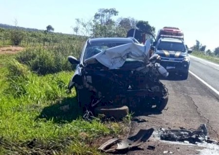Grave acidente na BR-267 deixa uma vítima fatal entre Bataguassu e Nova Casa Verde