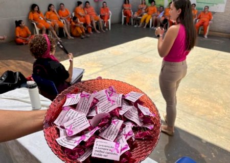 Ações de conscientização e cuidados com a saúde da mulher são desenvolvidas em presídios de MS