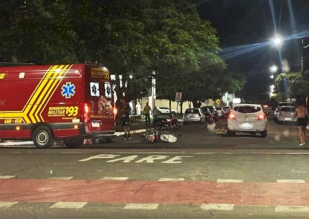 Colisão entre Biz e Ônix é registrada nas proximidades do Santuário de Nova Andradina