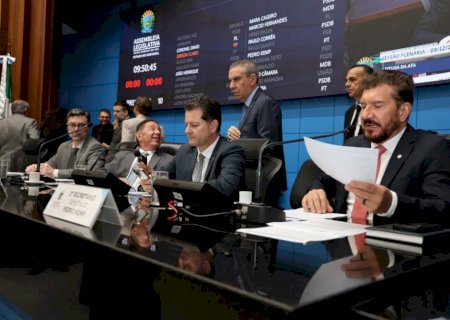 Ordem do Dia: ALEMS aprova Balanço Geral do Executivo em discussão única