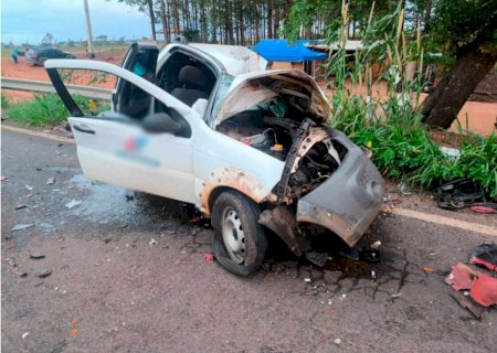 Desatenção provoca acidente com duas mortes em Inocência