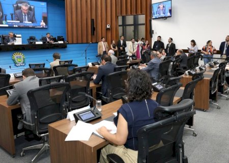 Sessão desta terça-feira da ALEMS tem dois projetos na pauta de votação