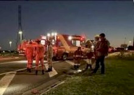Cinco pessoas ficam feridas em acidente na BR-163, em Caarapó