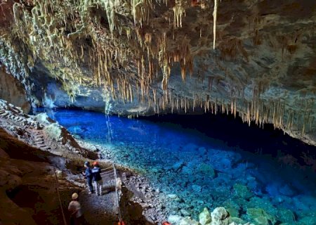 Imasul garante proteção permanente da Gruta do Lago Azul, um dos maiores patrimônios naturais do Brasil